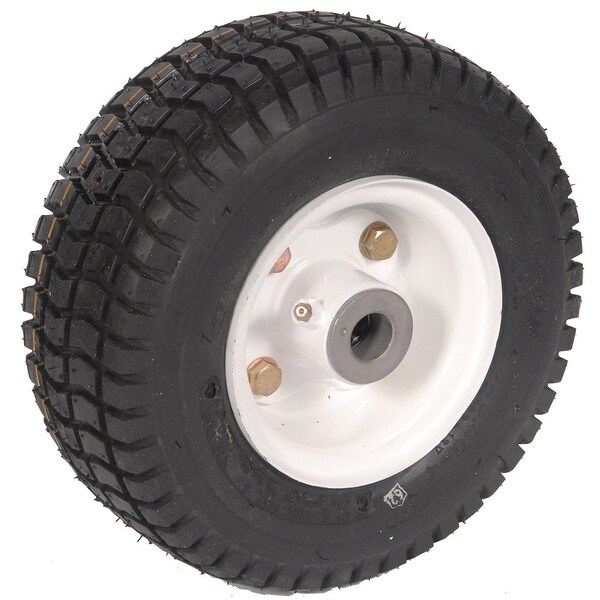 WHEEL-TURF, 9X3.5X4, WHITE, FP 2.5" x2.3" x2.3"